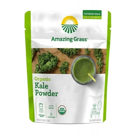 Amazing Grass Organic Kale Powder, 30 Servings (Best Kale To Grow)