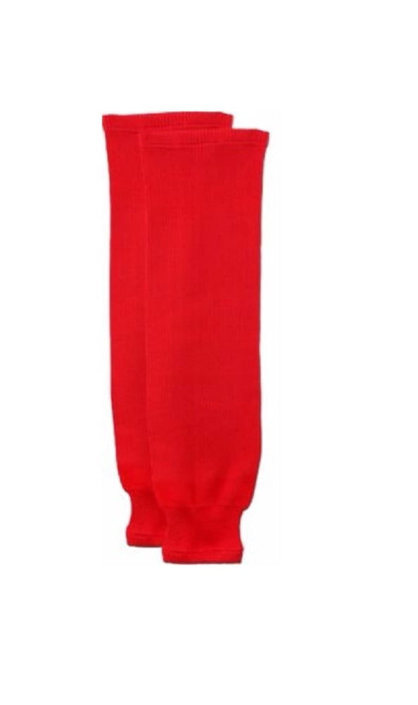 Bauer Senior Core Practice Hockey Socks, Red, S-M by