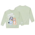 thumbnail image 3 of Conjunto de ropa Bluey, sudadera y pantalones para niños de 7 años, color verde, 3 of 8