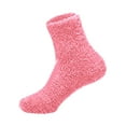 thumbnail image 4 of Coral Fleece Socks for Men and Women, Thickened Warm Long Socks for Winter, Non-Shedding Solid Color Sleep Socks, Cozy Fuzzy Floor Socks for Home, Bed and Indoor Lounging, 4 of 4