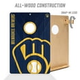 thumbnail image 4 of YouTheFan MLB Milwaukee Brewers 2' x 3' Cornhole Game, 4 of 6