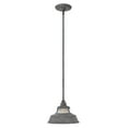 thumbnail image 1 of Hinkley Lighting 1192 Troyer 1-Light 10" Wide Outdoor Pendant with Clear Ribbed Glass, 1 of 2