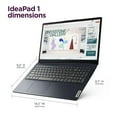 thumbnail image 4 of Lenovo IdeaPad 1 15.6 Pouces FHD Portable, AMD Ryzen 3 7320U, AMD Radeon Graphics, 4 Go LPDDR5 RAM, 1 To SSD, HDMI, Windows 11 Famille, WIFI 6, Dolby Audio, Copilote, Bleu Abyssal, 4 of 5
