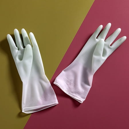 Durable Washing Clothes Cleaning Household Cleaning Tools Household Rubber Dishwashing Gloves Kitchen S 6