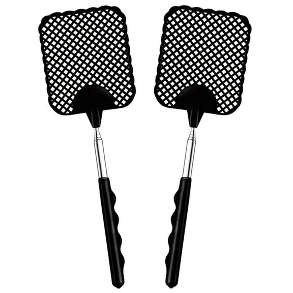 Elbourn 2-Pack Telescopic Swatter, Fly Swatters Multi Color, Heavy Duty Bugs and Fly Killer