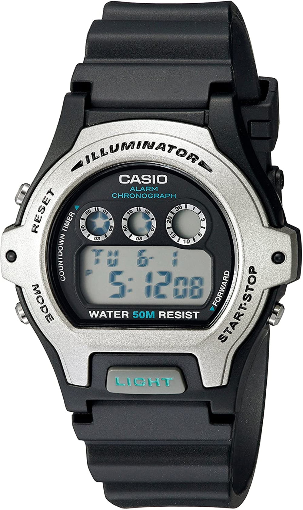 Casio Women's Digital Casual Watch, Pink/White LA20WH-4A1 
