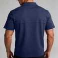 thumbnail image 6 of Luvrsol Cotton T Shirts for Men Big & Tall Plain Solid Basic Lapel Collar Soft Cotton Everyday Wear Shirts M-4XL, 6 of 6
