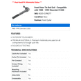 thumbnail image 2 of Front Outer Tie Rod End - Compatible with 1988 - 1999 Chevy C1500 1989 1990 1991 1992 1993 1994 1995 1996 1997 1998, 2 of 2