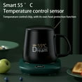thumbnail image 2 of Naiovety Calentador eléctrico de taza de café y té, dispositivos calentadores de bebidas universales, taza de leche ajustable, posavasos de Electrodomésticos Blanco Posavasos de calefacción, 2 of 6