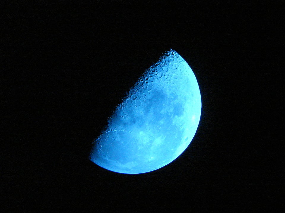blue side of the moon