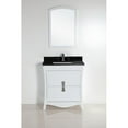 thumbnail image 4 of Bellaterra Home 30 in. Single sink vanity with white carrara top, 4 of 12