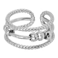 thumbnail image 4 of Stress Relief Ring, Opening Anxiety Ring Free Rotating Fashionable Prevent Rust Silver Plating Keep Calm For Daily Wear ANGGREK Otros, 4 of 7