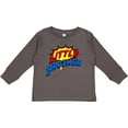 thumbnail image 3 of Inktastic Little Brother Superhero Boys Long Sleeve Toddler T-Shirt, 3 of 5