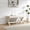 Beige, variant on Pawverly Modern Velvet Accent Bench Seat with Padded Cushion and Crisscross Metal Base, Decorative End of Bed Bench for Hallway Bedroom, Grey