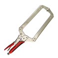 thumbnail image 4 of HFS (R) 18 inch C Clamp Locking Pliers Heavy Duty C Clamps with Swivel Pads and Rubber Handle Sleeve, 4 of 6