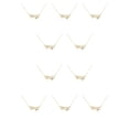 thumbnail image 2 of Qarigey Carta encanto constelaciones tema zodiaco collar cómodo joyería cadena encanto colgante para amante Festival regalos Virgo oro Type1 NO1, 2 of 6