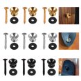 thumbnail image 4 of 9 Pieces Electric Acoustic Guitar Musical Bass Ukulele Strap Buttons End Pin Locks with Mounting Screws String Instrument Locking Pegs, 4 of 7