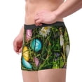 thumbnail image 2 of Wukai colorful Easter eggs Print Men’s Underwear Breathable Boxer Briefs,&nbsp;Moisture Wicking & Breathable-Small, 2 of 5