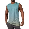 thumbnail image 1 of Hombres Moda Casual Impresión Suéter Cuello Redondo Tanque Deportivo, 1 of 4