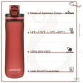 thumbnail image 3 of Opard Sports Water Bottles 20 Oz BPA Free Leak Proof Tritan Plastic Bottle Flip Top, 3 of 6