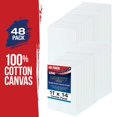 thumbnail image 2 of U.S. Art Supply 11 X 14 inch Professional Artist Quality Acid Free Canvas Panels 48-Pack (4 Full Cases of 12 Single Canvas Panels), 2 of 6