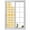 Beige, variant on Yellow Lemon Rounds Window Privacy Film, Summer Fruit Rustic Floral Minimalist Frosted Glass Window Clings Static Cling UV Heat Blocking Reusable Door Sticker for Bathroom 17.7 x 39.3 Inch