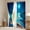 Blue, variant on Erosebridal Ocean Beach Curtains for Living Room,Moon Night 30%-50% Blackout Curtains Set of 2 (38x45),Coastal Ocean Curtains and Drapes (38x45),Galaxy Room Decor