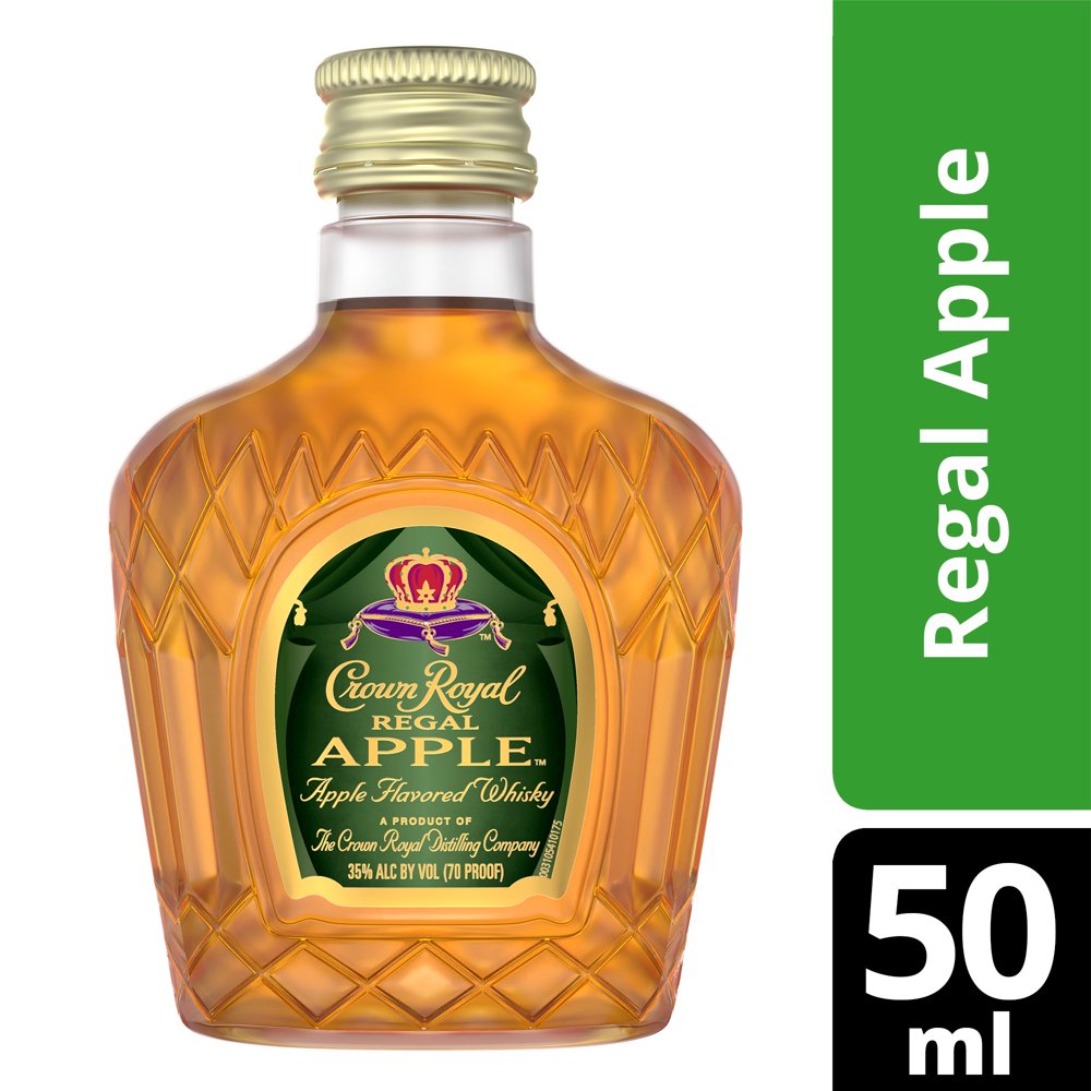 Download Crown Royal Regal Apple Flavored Whisky, 50 mL - Walmart ...