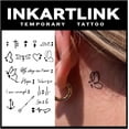 thumbnail image 1 of WWS-Tattoo Tech, 2 Sheets Medium Semi Permanent Tattoo, Adult Art Design Temporary Tattoos, Lasts 1-2 Weeks, Waterproof, Realistic Look, No Adhesive, No Reflection (Butterfly and Dream), 1 of 4