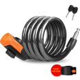 thumbnail image 1 of Anti-theft Electric Vehicle Lock Road Bike Lock Steel Bike E2 Accs Wire A5R1, 1 of 8