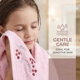 thumbnail image 3 of REGALWOVEN Pure Cotton Embroidered Hand Towels, 2 Pack Ultra Soft Absorbent Floral Bathroom Towels Quick Dry for Guest Room Vanity Pink 29" x 13", 3 of 7