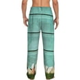 thumbnail image 3 of Balery Men'S Wood Grain Pants,Sleepwear Pants,Pajama Pants,Pj Bottoms Drawstring And Pockets-Large, 3 of 9