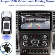 (Auto AC) 2+32G Android 12 Double Din Car Stereo for Dodge RAM 1500/2500/3500 2013-2018 with 9 Inch Touchscreen Radio Built-in Wireless Carplay/Android Auto/GPS/Bluetooth/SWC