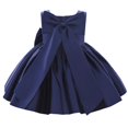 thumbnail image 1 of SUTENGDA Robe Tutu avec Nœud pour Filles, pour Enfants, Mariage, Anniversaire, Baptême, Formelle, 1 of 10