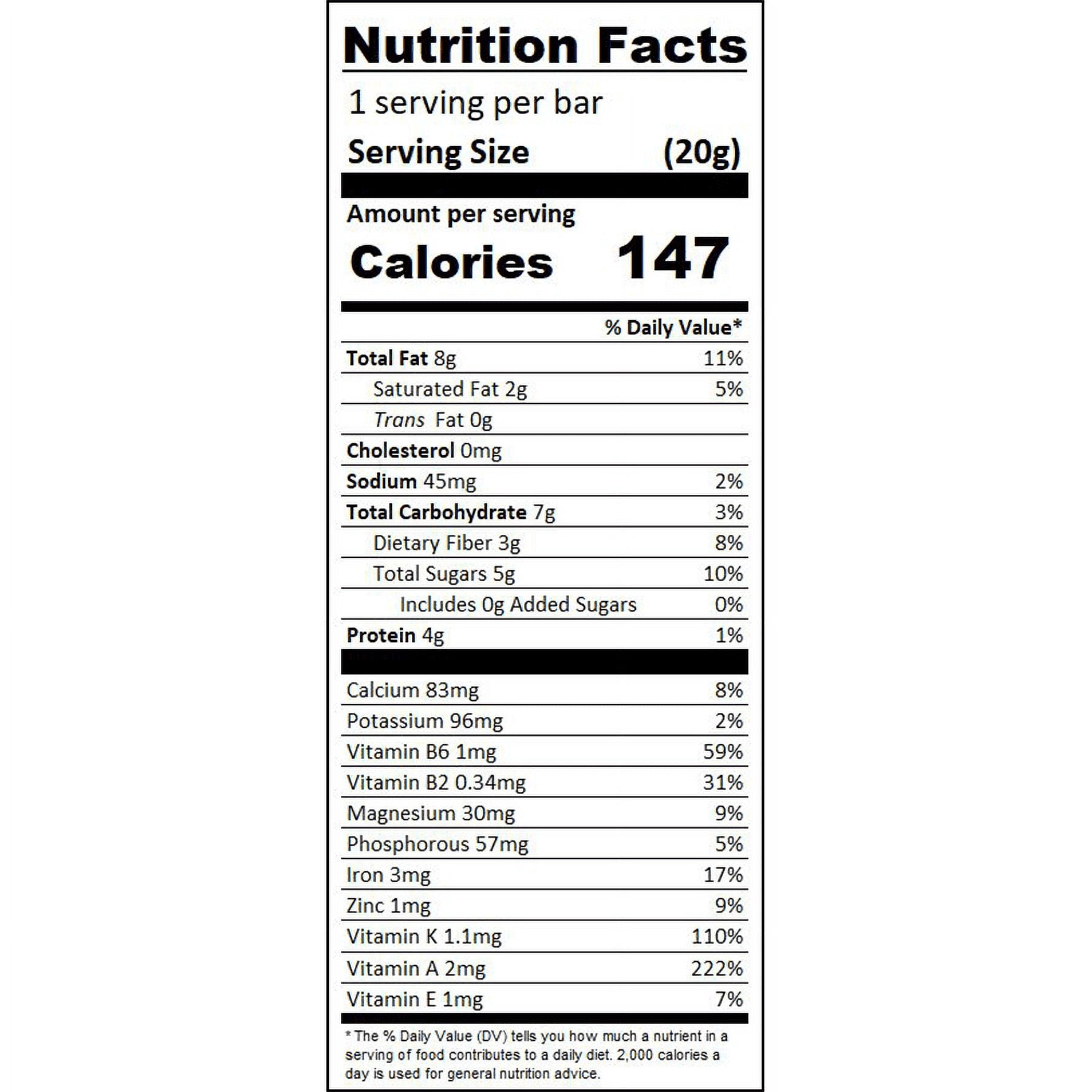 Creator Wellness Moringa Protein and Energy Bars, 10 Count.