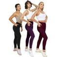 thumbnail image 5 of FUNING Leggings with Pockets for Women, High Waisted Tummy Control Workout Yoga Pants, 5 of 6