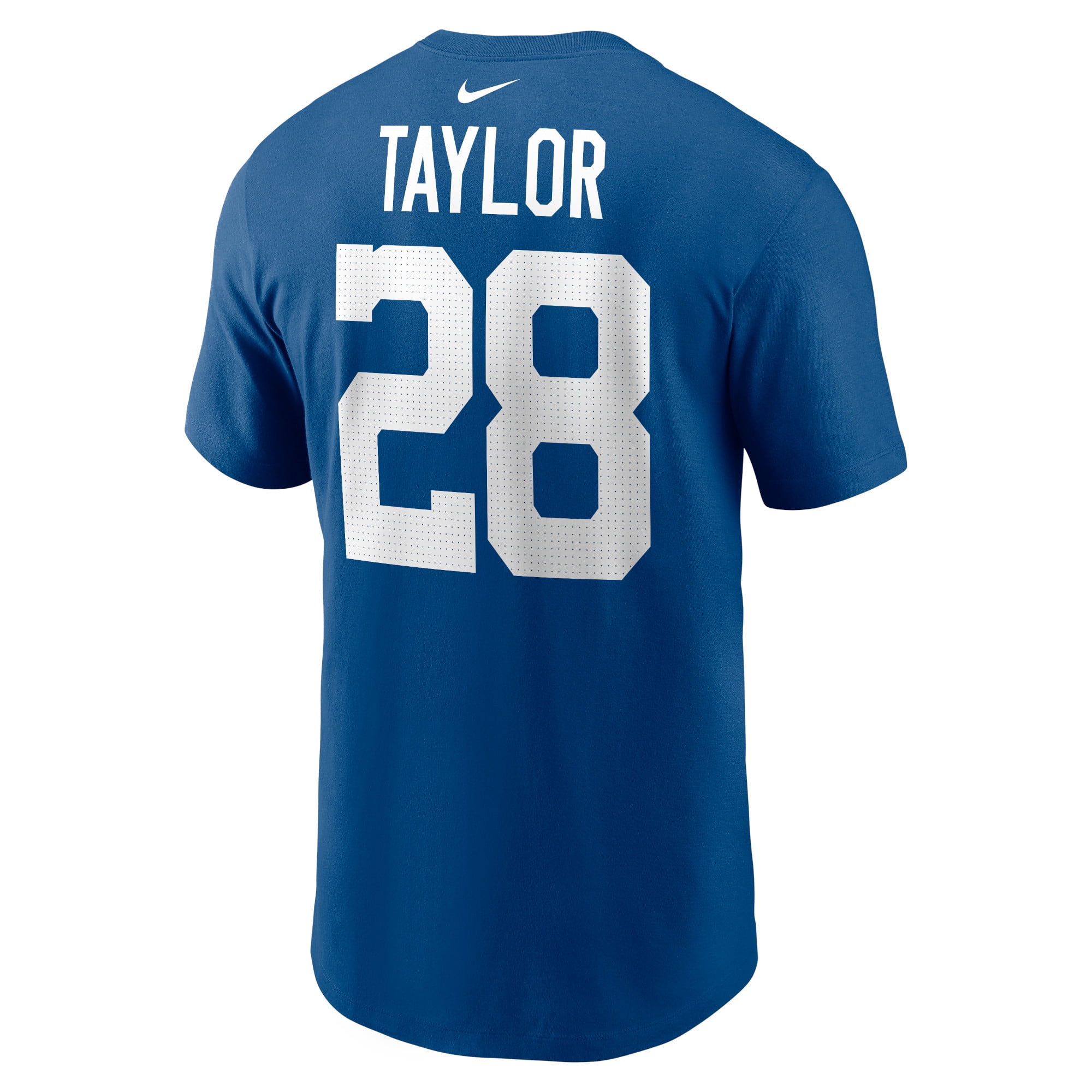 Jonathan Taylor Indianapolis Colts Men's Royal Name & Number Logo