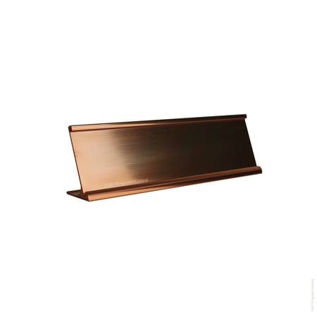 2x10 Wall Name Plate Holders Office Desk / Tabletop - Gold - Name Plate Holders - Fits Standard Size 2x10 NamePlates (Not included) ()