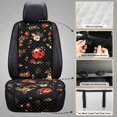 thumbnail image 6 of CHAQLIN Seat Protector Ladybug Floral Print 2 Piece Car Front Seat Covers Machine Washable for Truck Non-Slip Polyester Car Seat Covers, 6 of 7