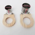 thumbnail image 2 of Parrot Feeding Cups Detachable Stainless Steel Bird Food Water Bowl with Wooden Holder for Finch Canary Easy to Clean, 2 of 4