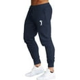 thumbnail image 2 of Zylanna Men's Casual Pants, Baggy Stretchable with Pockets Drawstring Waist Comfortable Joggers for Winter Sports Navy, 2 of 7