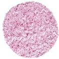 thumbnail image 2 of The Rug Market 02206R 4-SHAGGY RAGGY PINK PINK 4X4, 2 of 2