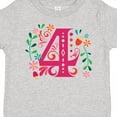 thumbnail image 4 of Inktastic 4th Birthday Party Photo Number 4 Girls Toddler T-Shirt, 4 of 5
