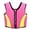 Pink, variant on shqvo Toddler Life Vest 20-30 Lbs High-Buoyancy Print Adjustable Strap Life Vest for Kids Breathable Easy To Wear Uscg Approved Life Jacket for Children