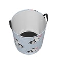 thumbnail image 3 of Fotbe Cute Farm Cow Laundry Basket with Handles, Waterproof Large Laundry Hamper, Wash Bag for Corner Dorm, Rolling Laundry Basket with Handles-Small, 3 of 8