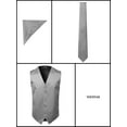 thumbnail image 4 of FashionOutfit Men's Classic Solid Suit Vest in Various Colors, 4 of 5
