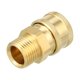 thumbnail image 1 of Adaptador de pistola de lavado a presión de mujer Universal para coche de latón de 1/2" tono cobre, 1 of 7