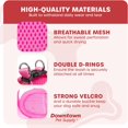 thumbnail image 4 of GFDYREE Step in Dog Harness for Small Dogs No Pull, Large, Pink - Adjustable Harness with Padded Mesh Fabric and Reflective Trim - Buckle Strap Harness for Dogs, 4 of 7