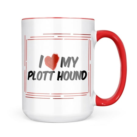 

Neonblond I Love my Plott Hound Dog from United States Mug gift for Coffee Tea lovers