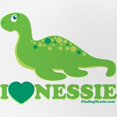 thumbnail image 2 of CafePress - I Love Nessie - Adjustable Unisex Printed Trucker Hat with Mesh Back, 2 of 8